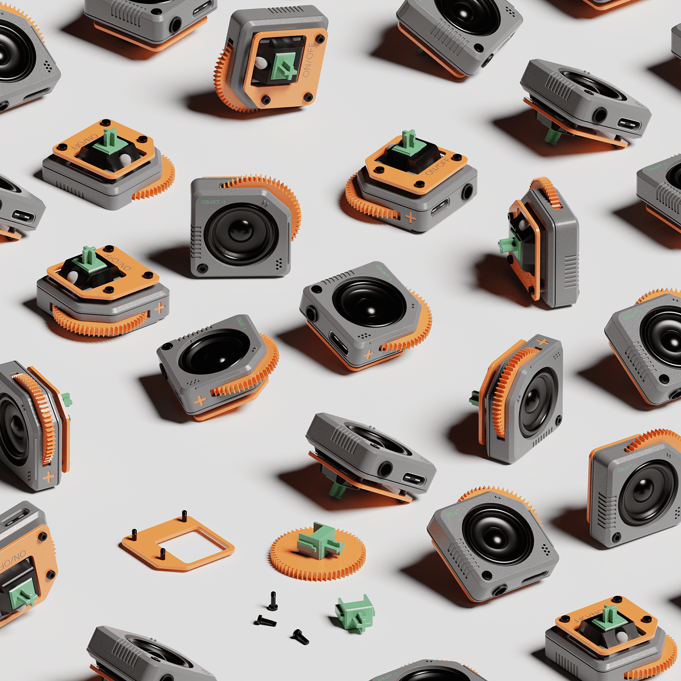 OBJKT -1，loudspeaker box，