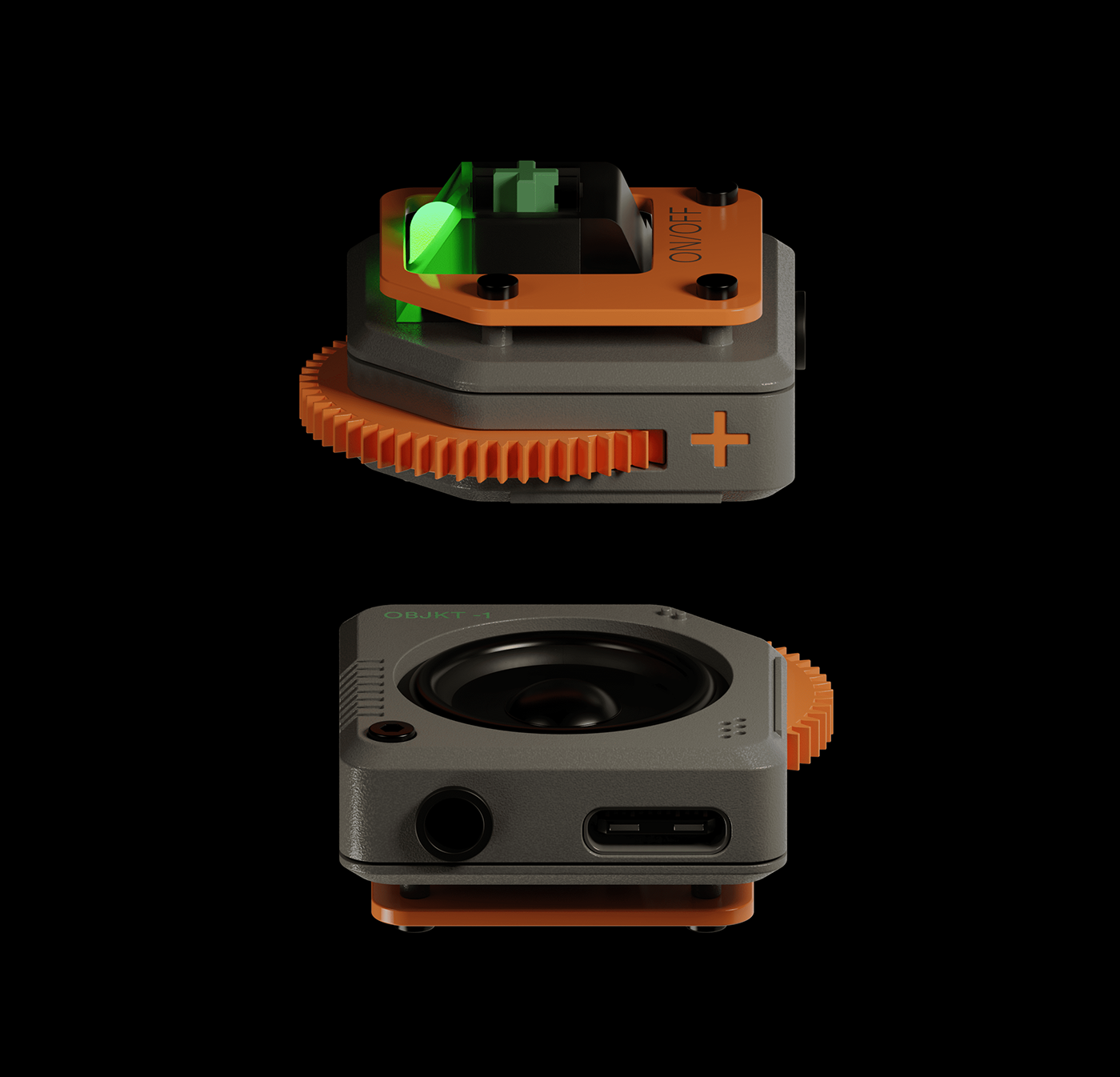 OBJKT -1，loudspeaker box，