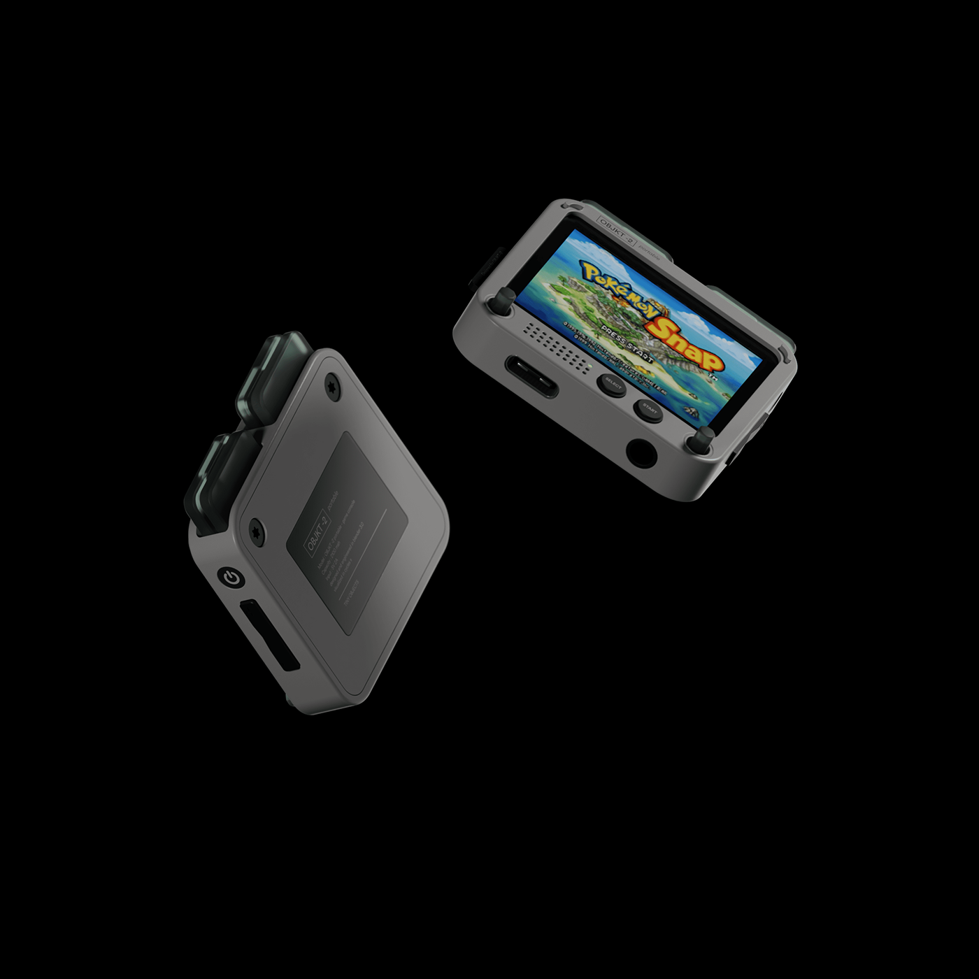 OBJKT -2，Handheld game console，Vintage classic game console，