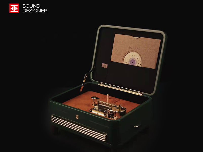 Arts and Crafts，Disc type mechanical music box，