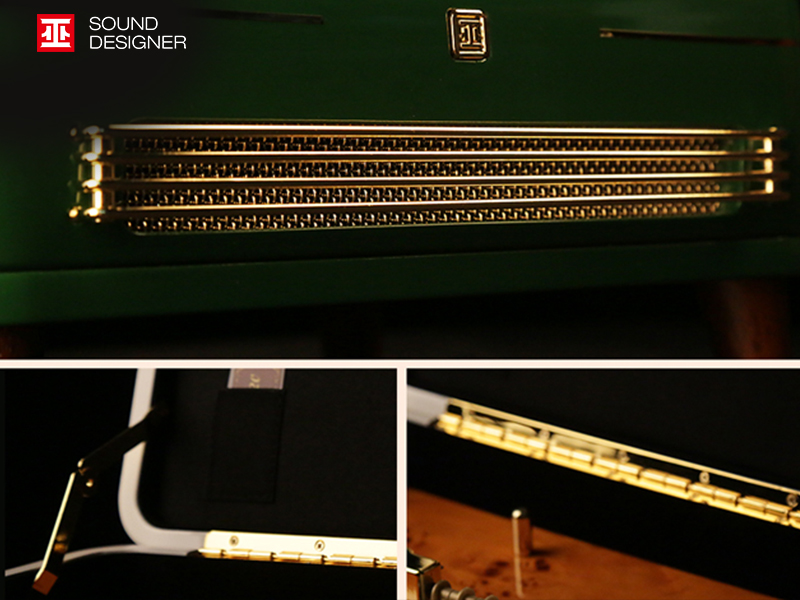 Arts and Crafts，Disc type mechanical music box，