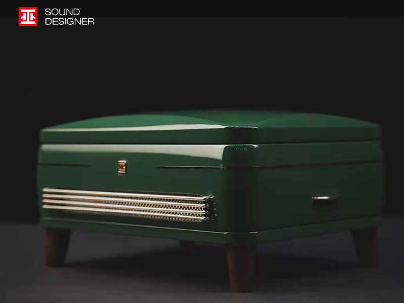 Arts and Crafts，Disc type mechanical music box，