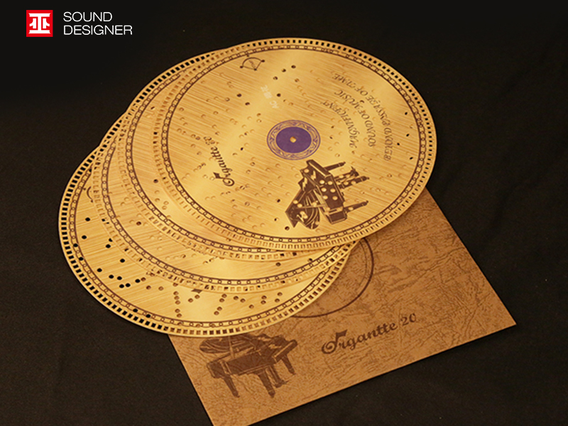 Arts and Crafts，Disc type mechanical music box，