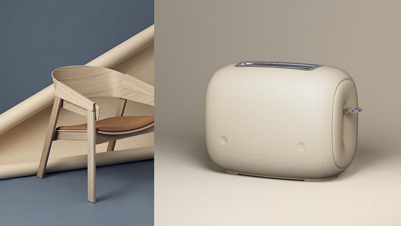 烤面包机，muuto，Toaster，