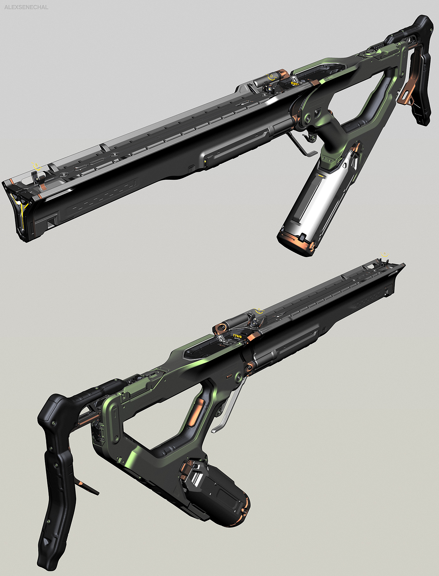 Alex Senechal，arms，Rifle，GARUDA LHOP，Projection rifle，