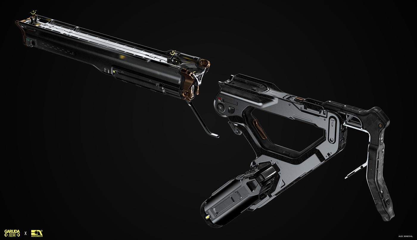 Alex Senechal，arms，Rifle，GARUDA LHOP，Projection rifle，
