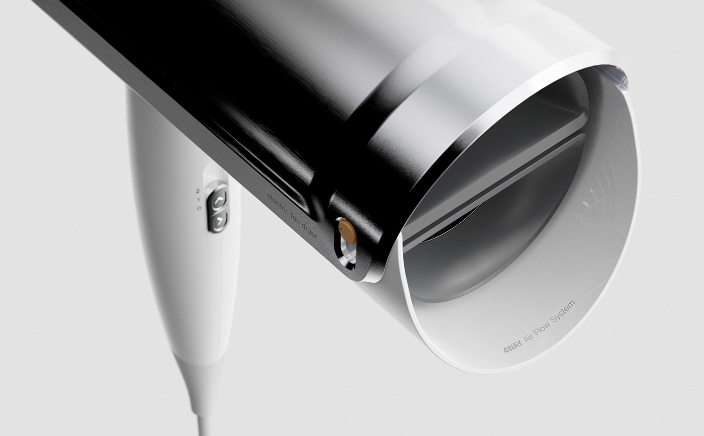 hair drier，shift，Rotation axis，