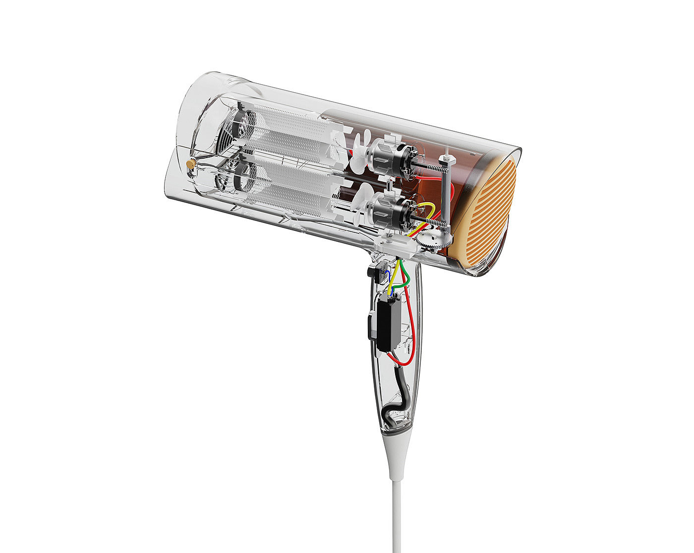 hair drier，shift，Rotation axis，