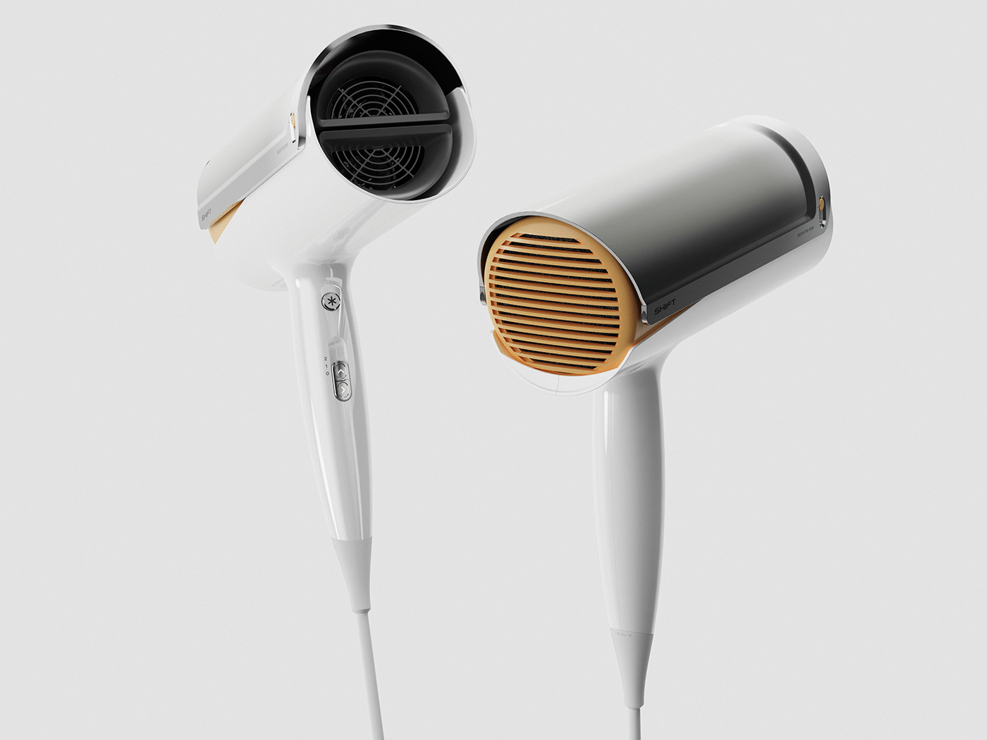 hair drier，shift，Rotation axis，