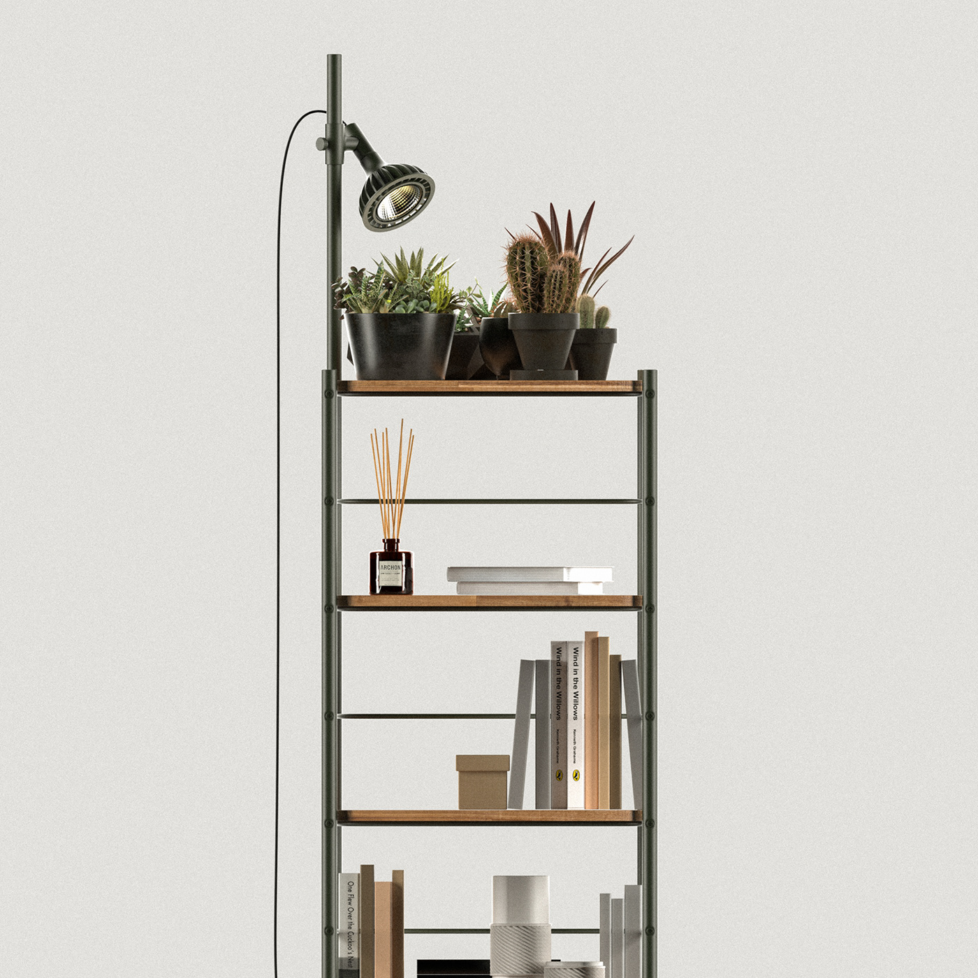 Jason Luo，bookshelf，Storage rack，Plant rack，