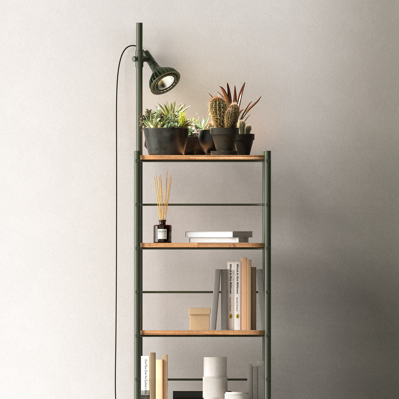 Jason Luo，bookshelf，Storage rack，Plant rack，