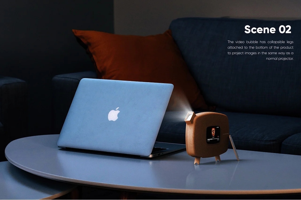 Projector，concept，miniature，