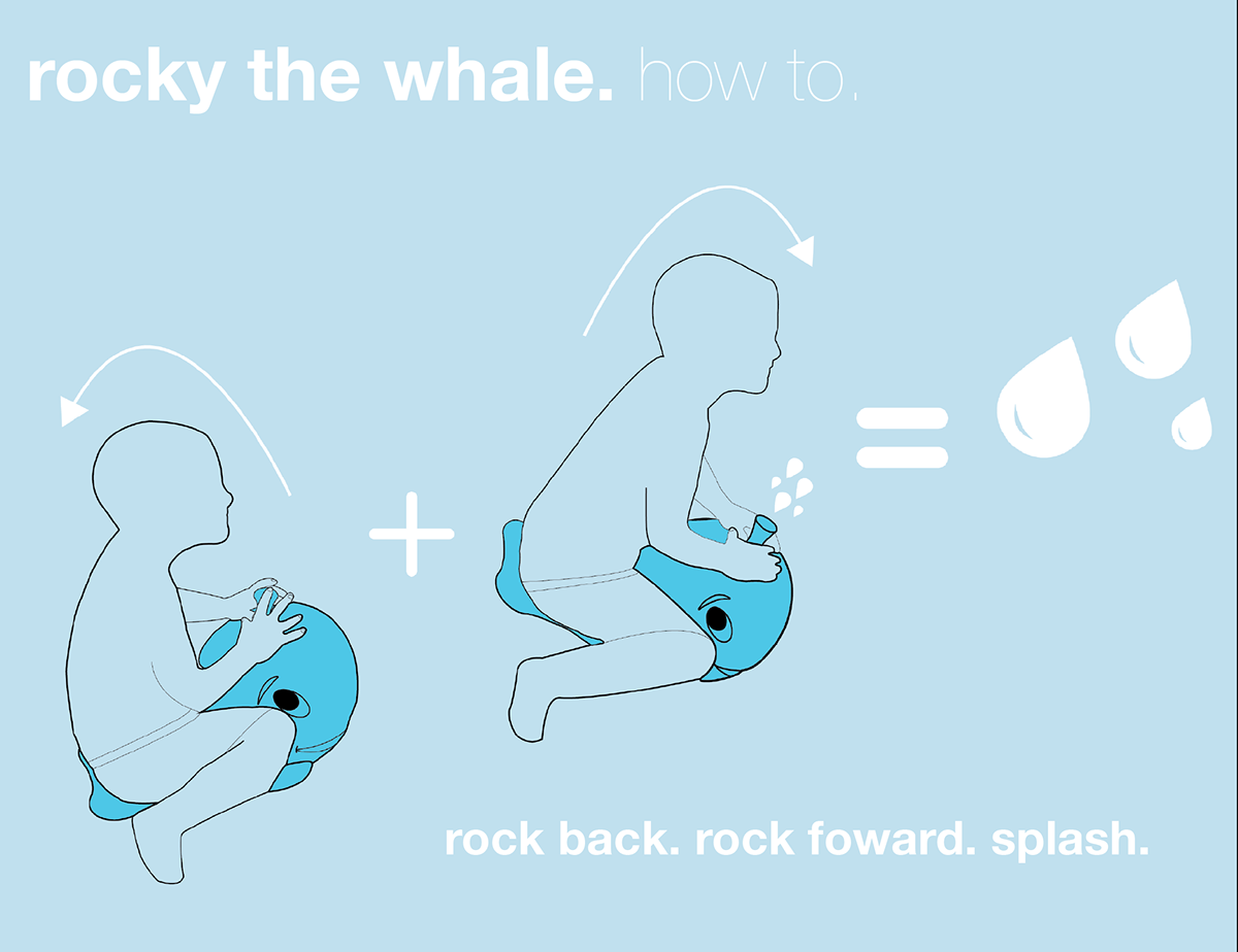 children，take a shower，Toys，whale，Design Research，