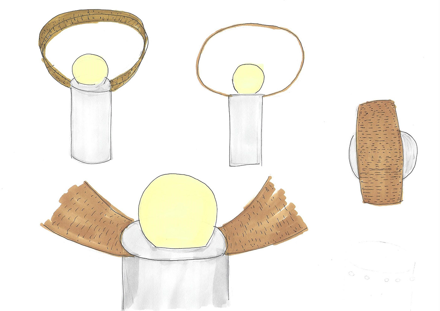 Traditional craftsman，Modern design，ZestaPunta，Lamp series，