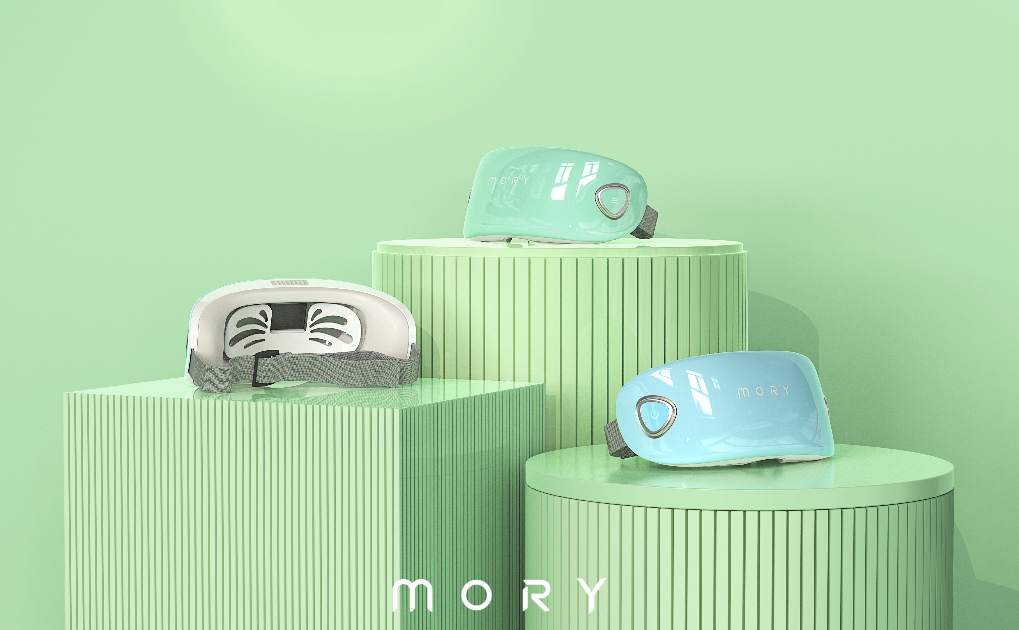 Eye massage，nursing，sample reels，Macarone color，Beauty products，streamline，Eye massage instrument，