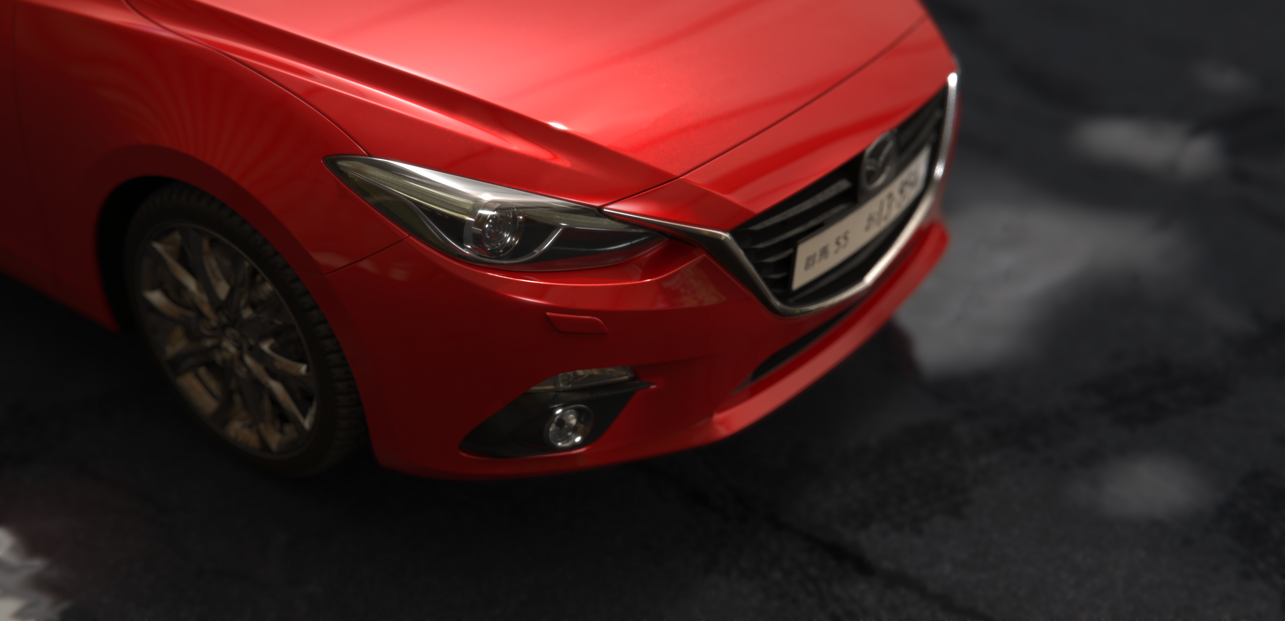 Mazda，automobile，practice，