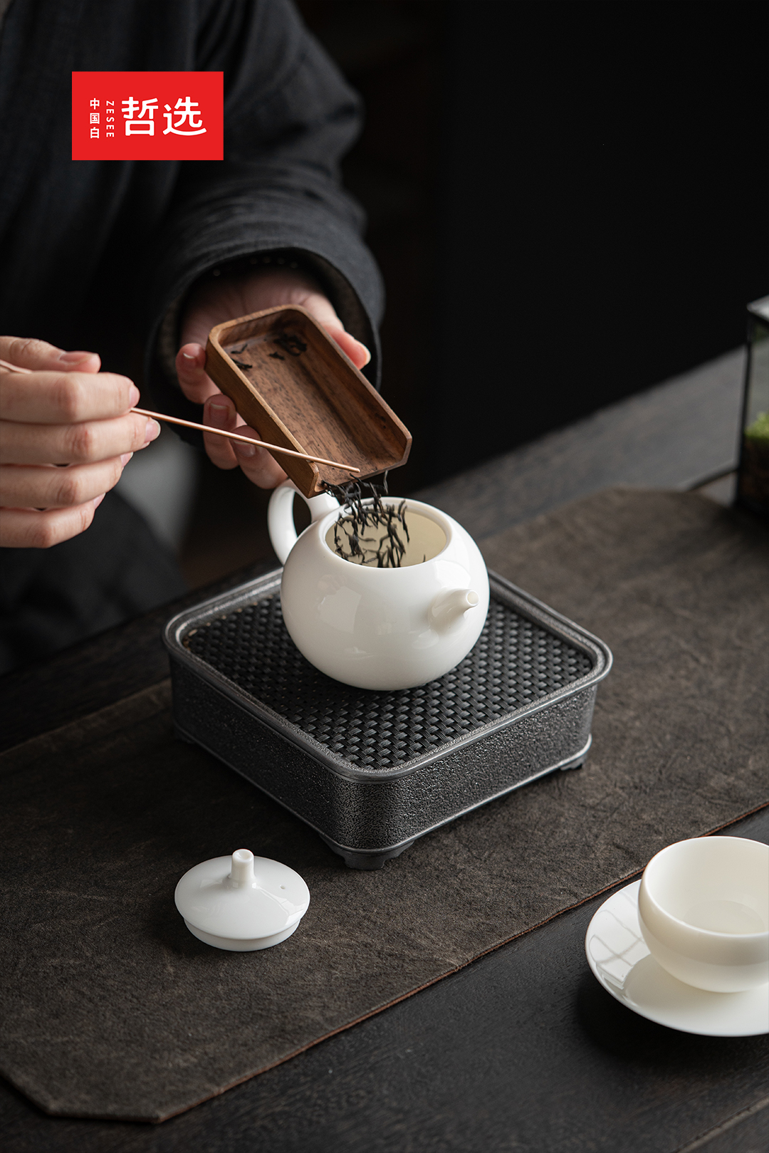 Chinese white，Zhe Xuan，ceramics，suit，gift，tea utensils，