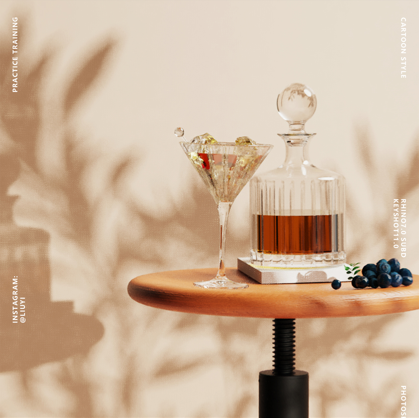 modeling，Render，practice，