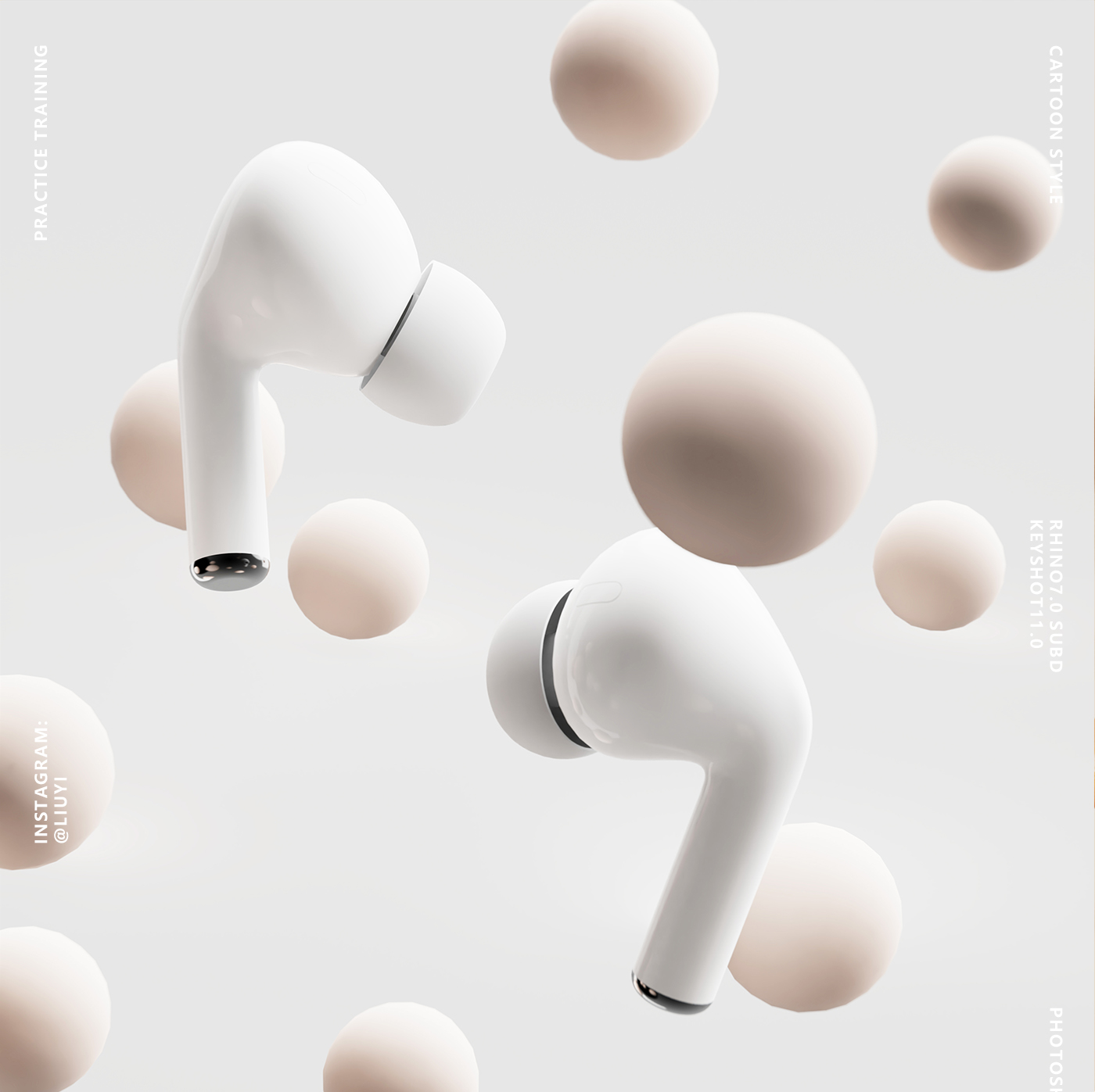 modeling，Render，practice，