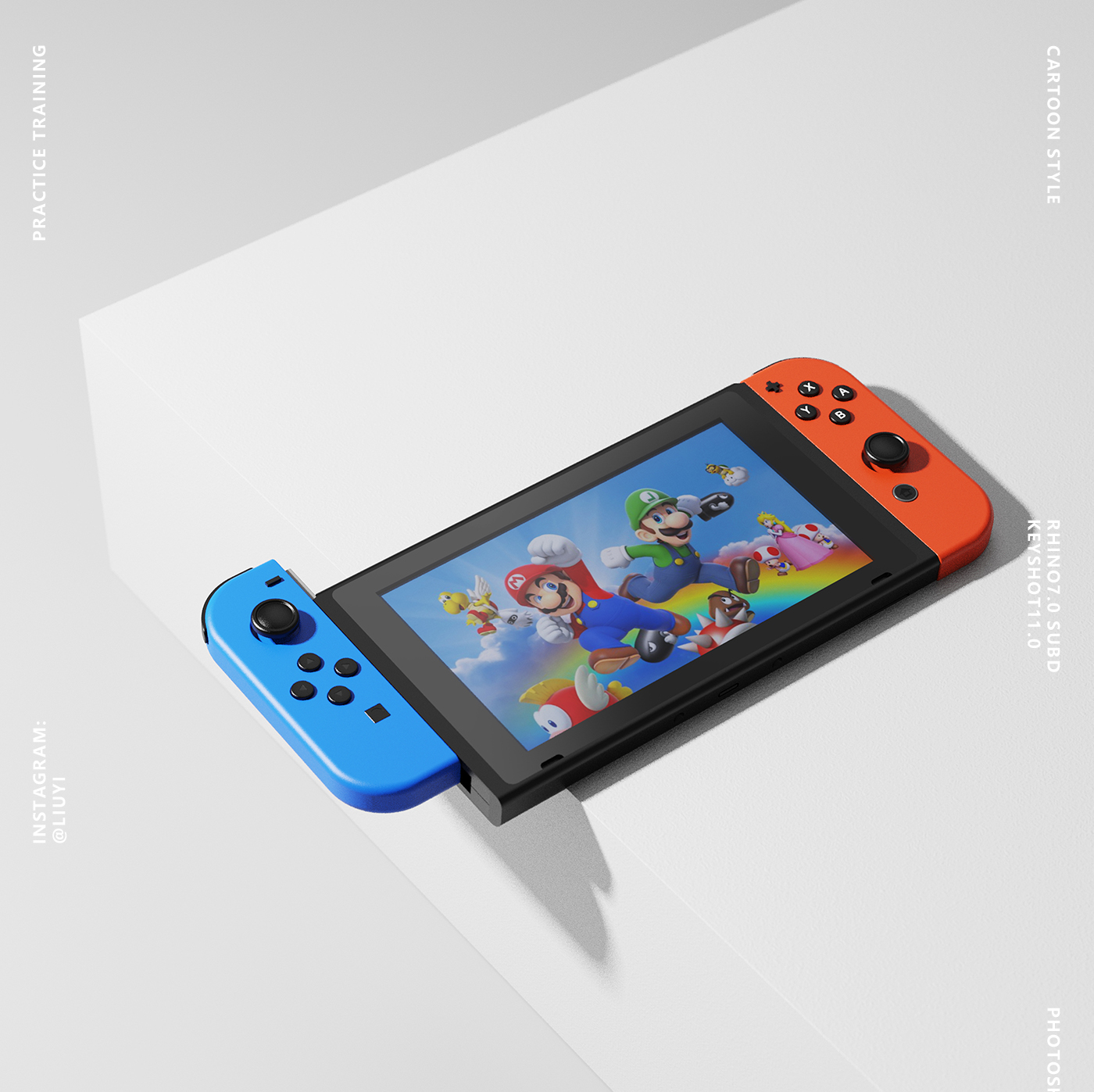 modeling，Render，practice，