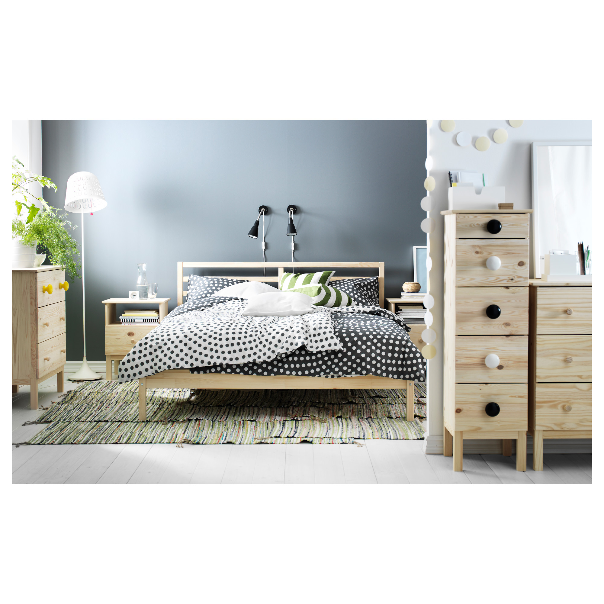 IKEA，Tarva Sangstom，Furu bed，IKEA，