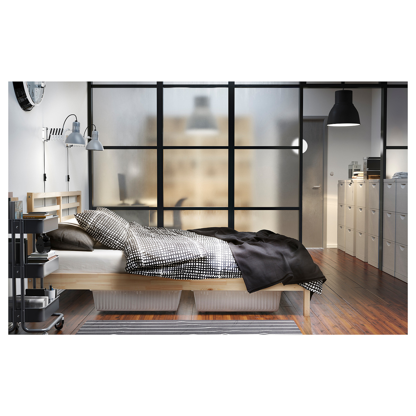 IKEA，Tarva Sangstom，Furu bed，IKEA，