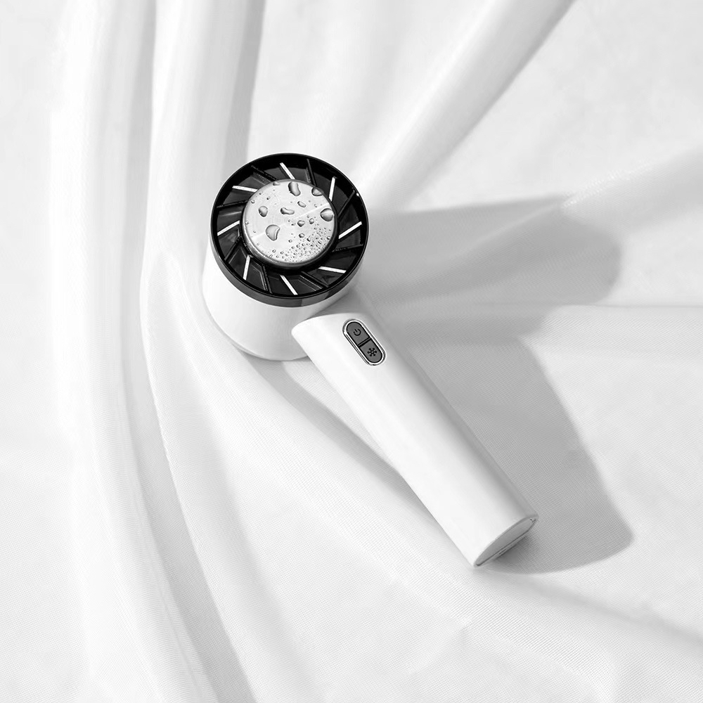Hand held cold compress small fan，