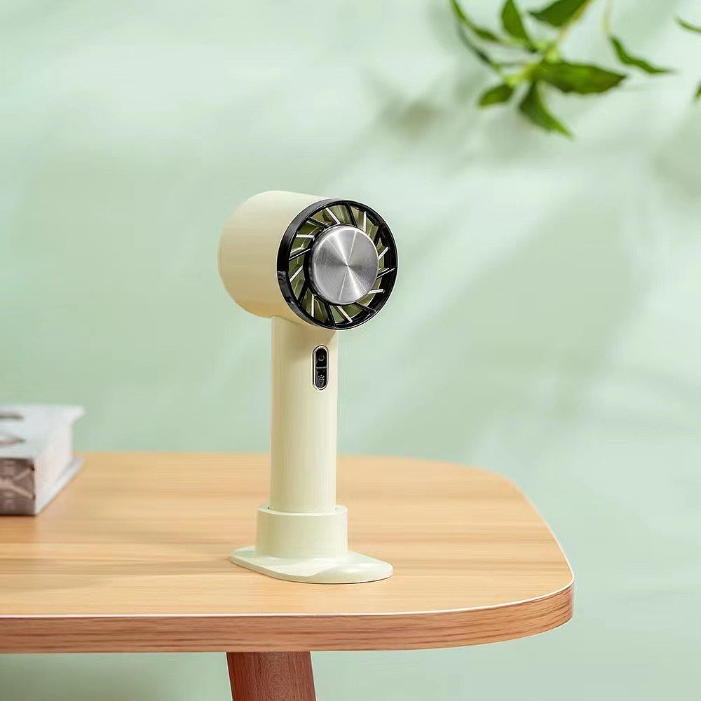 Hand held cold compress small fan，