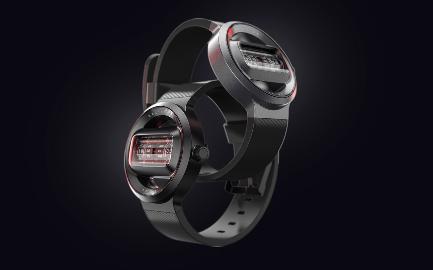 Wrist watch，product design，two thousand and twenty-two，3D rendering，
