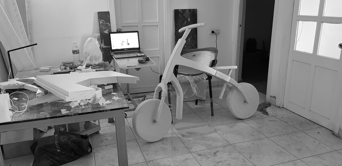 Bicycle，Skate，product design，Minimalist，