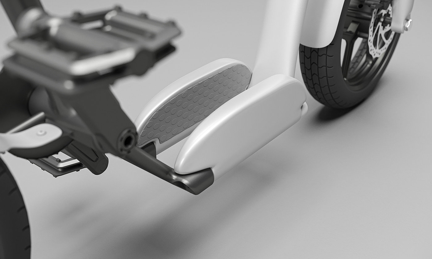 Bicycle，Skate，product design，Minimalist，