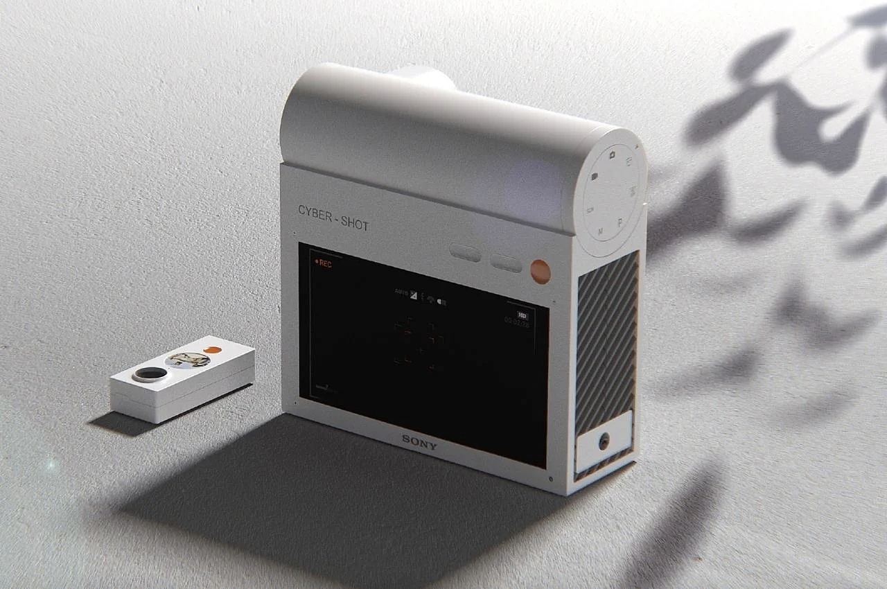 camera，Sony，Cybershot，product design，Motion camera，