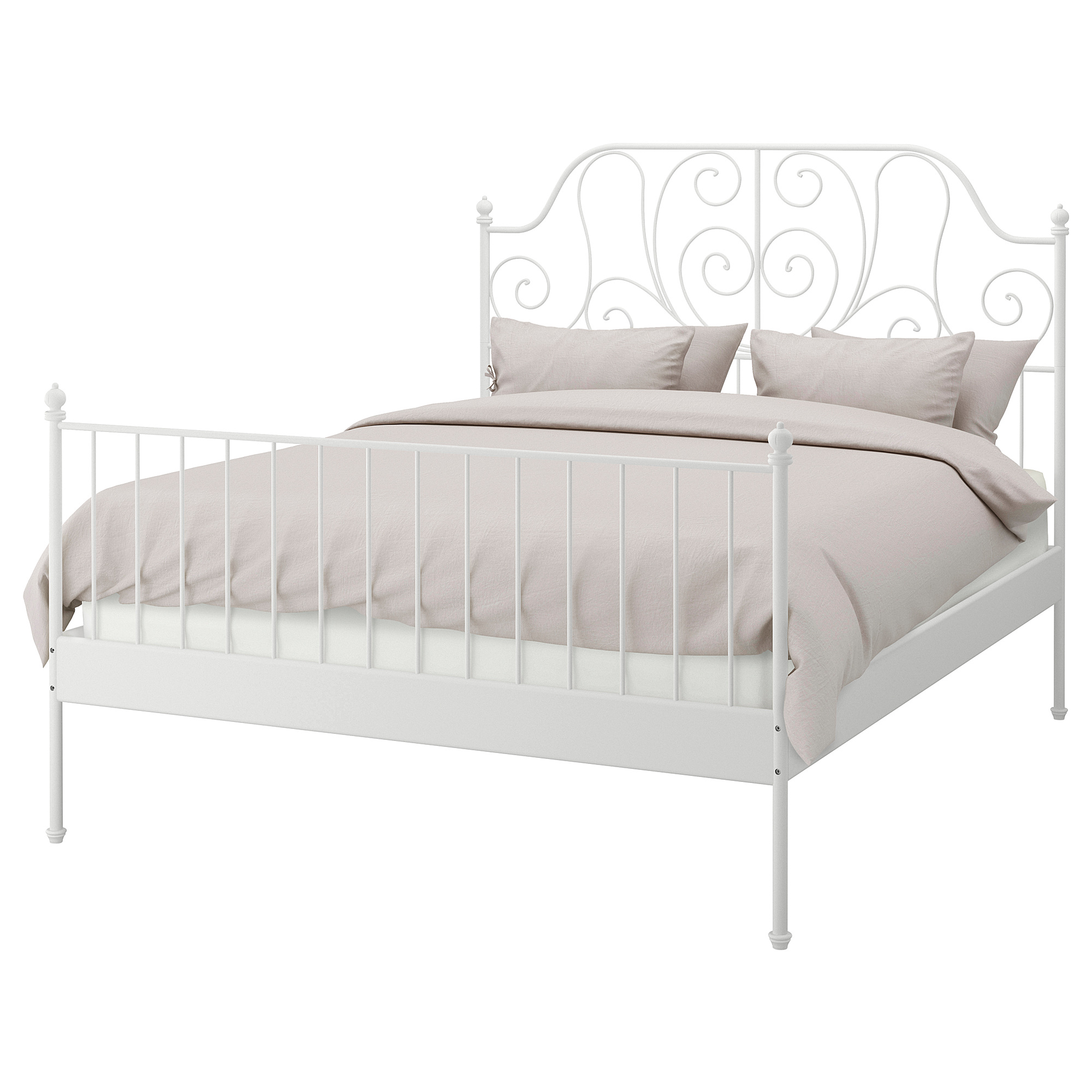 宜家莱尔维克(leirvik)床,白色 ikea 990.066.49