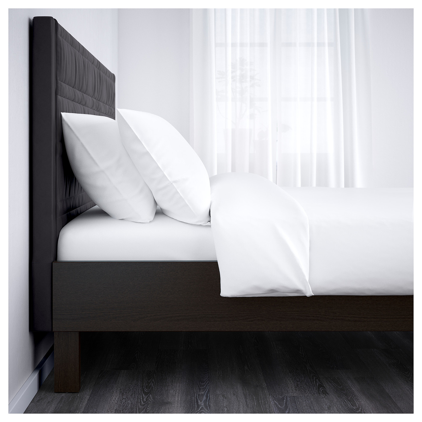 IKEA，Opran bed，dark grey，IKEA，