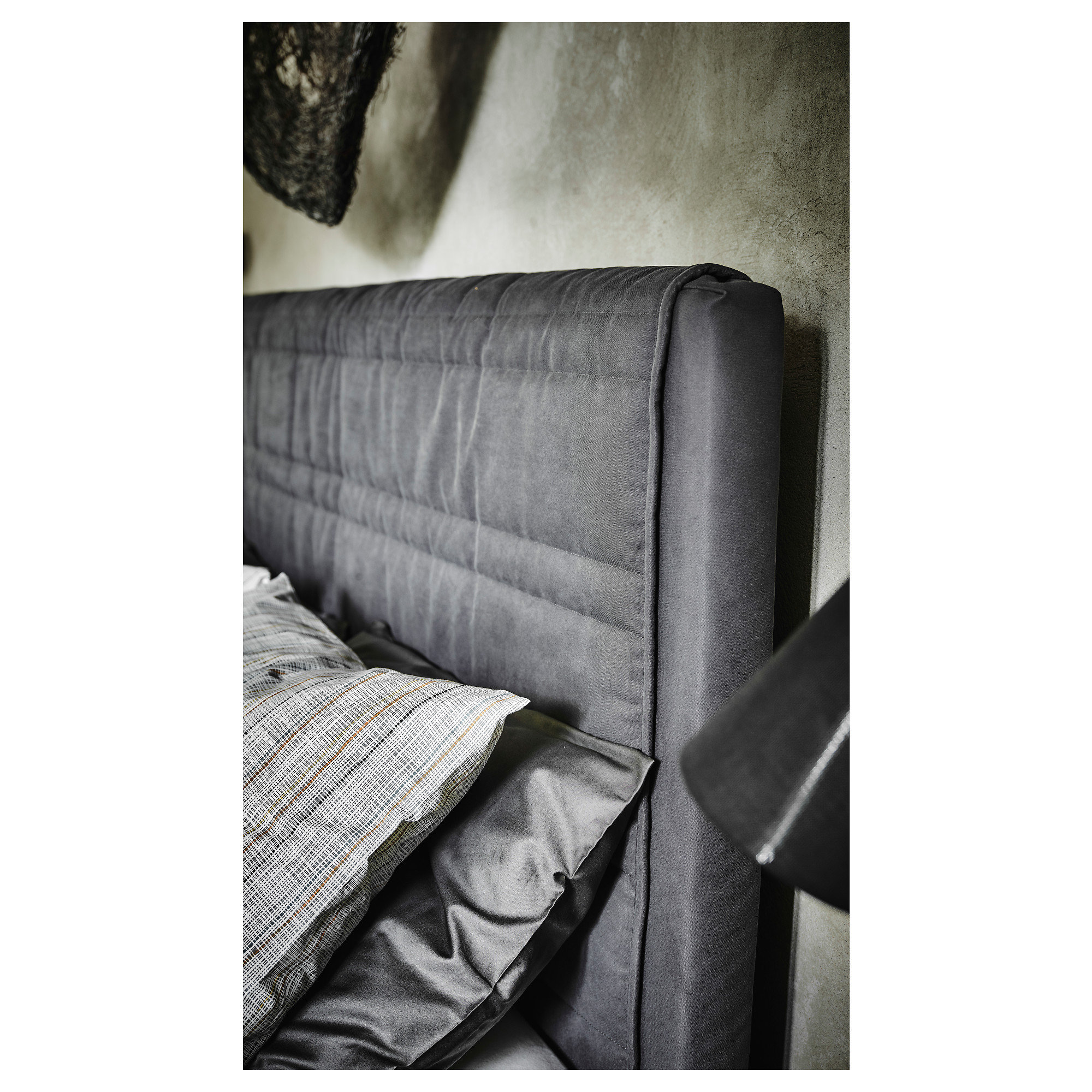 IKEA，Opran bed，dark grey，IKEA，