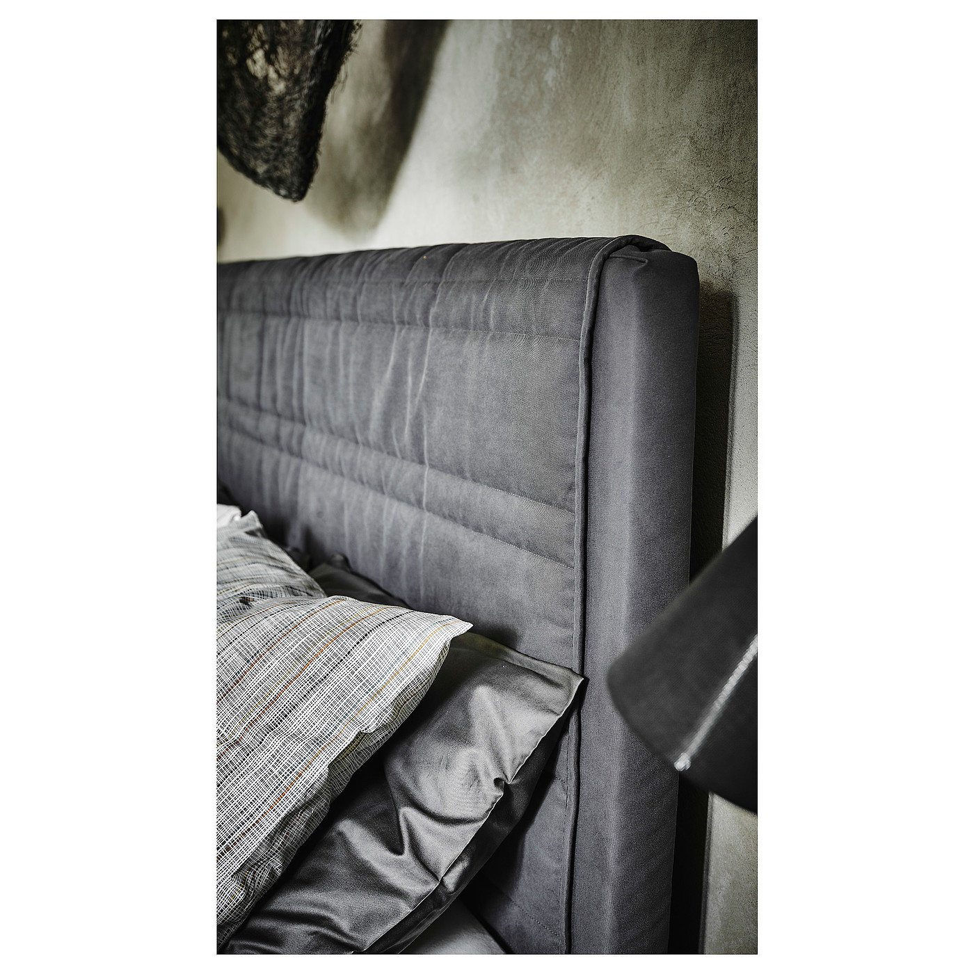 IKEA，Opran bed，dark grey，IKEA，