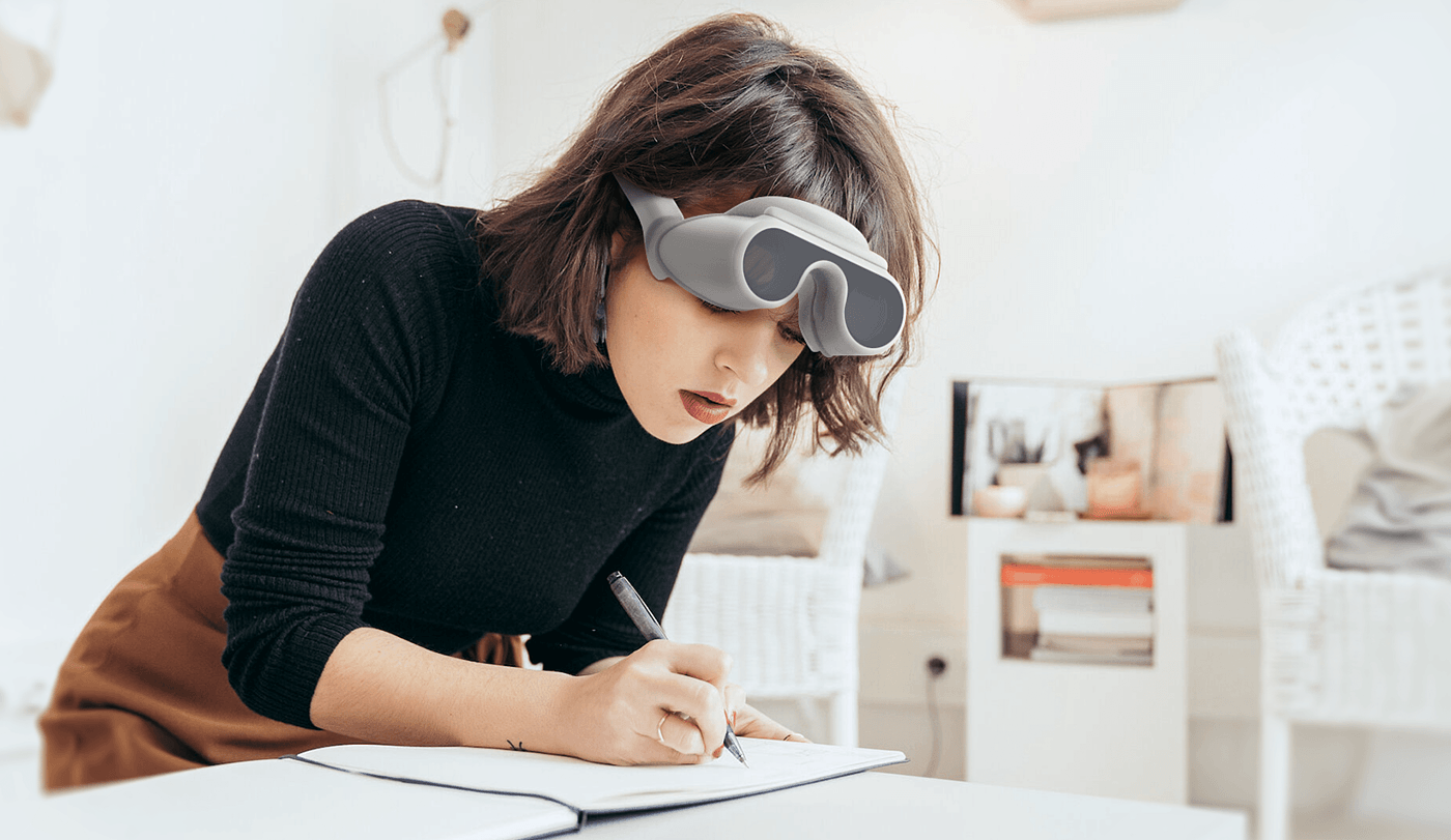 Augmented reality glasses，design tool ，Modern products，Wearable 3D glasses，vr，Ar glasses，