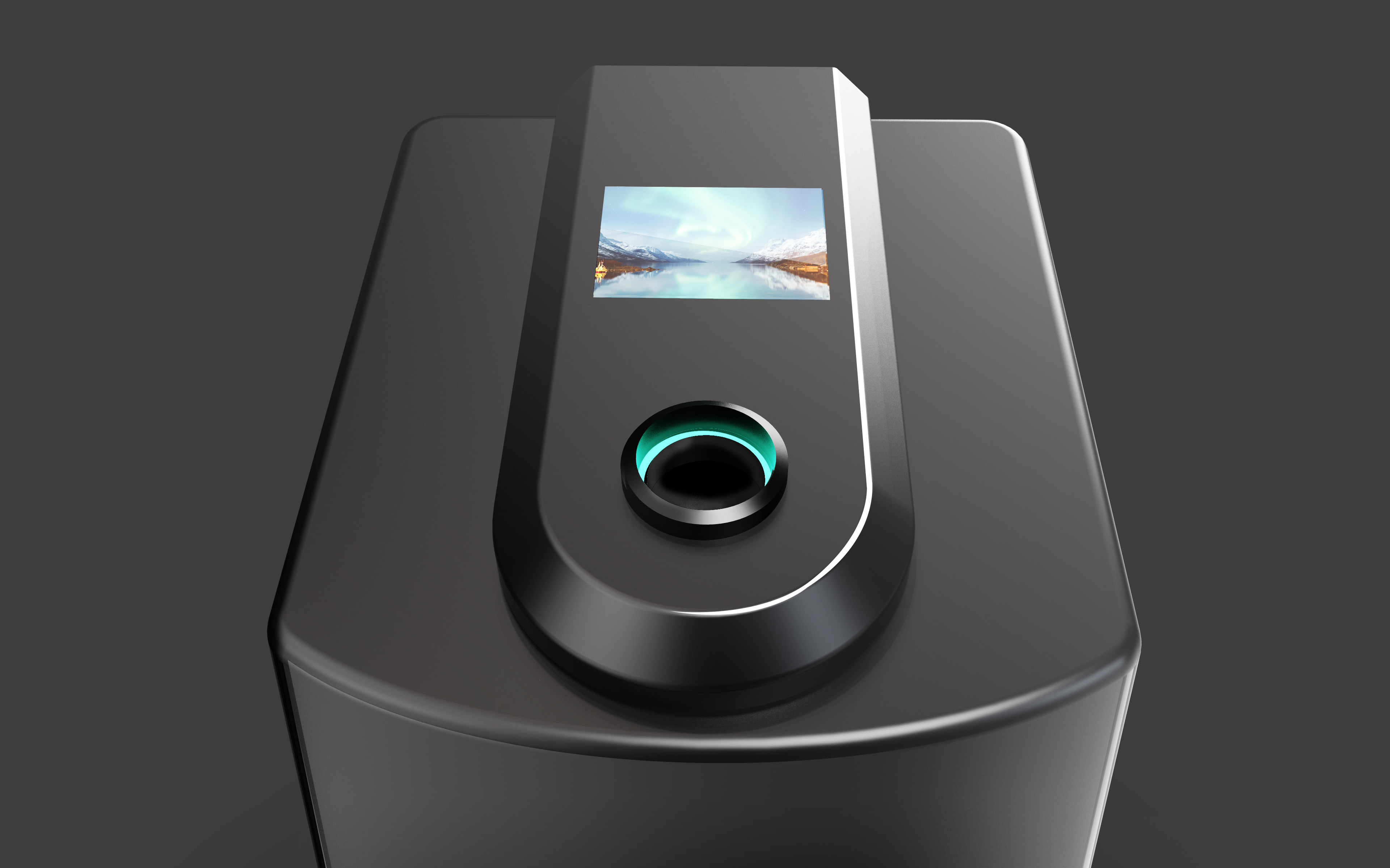 Environmental protection products，Recycling machine，black，Simplicity，Sense of quality，Sense of interaction，