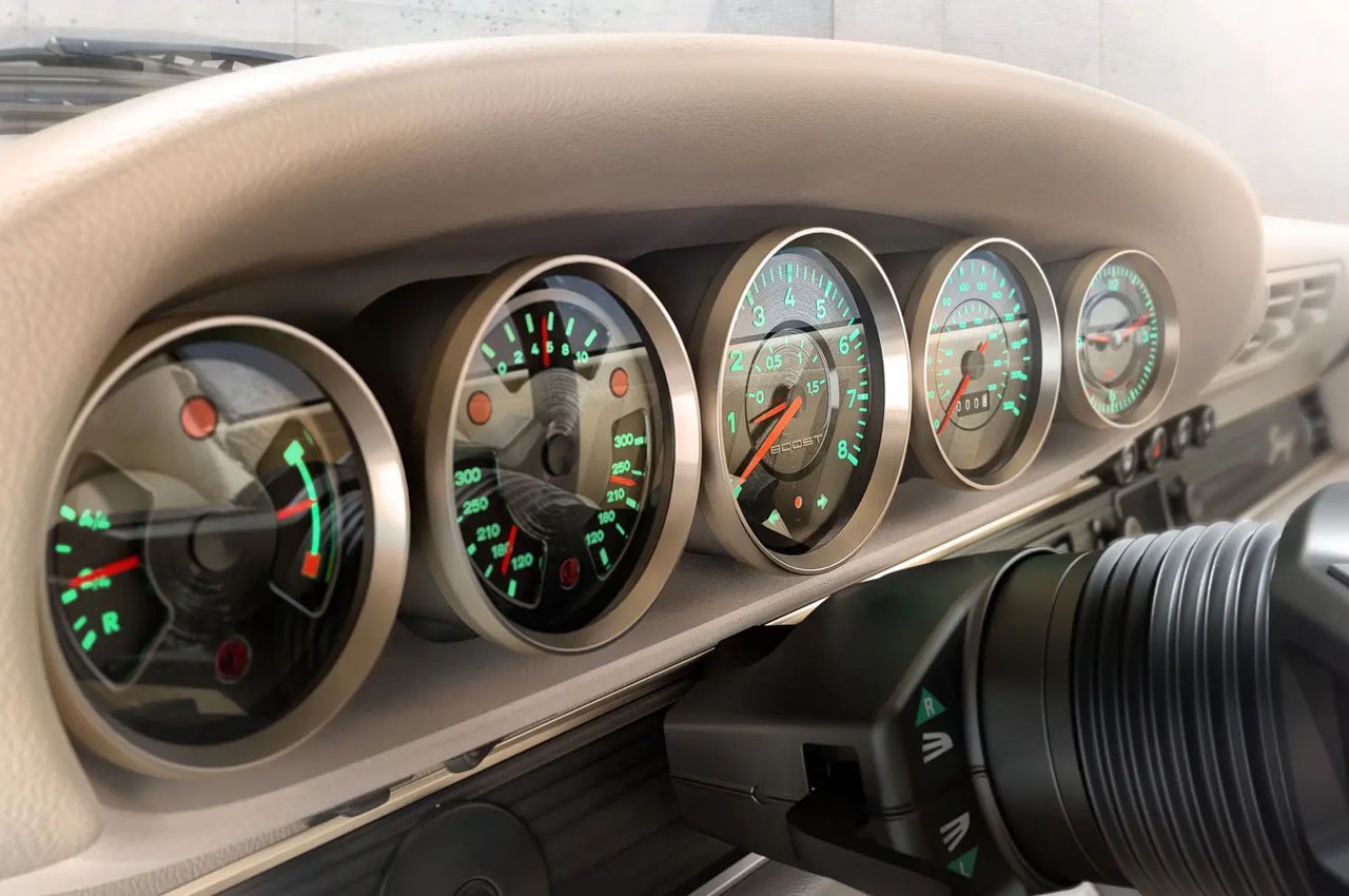 Porsche，Restomod，TURBO 930，automobile，Interior，