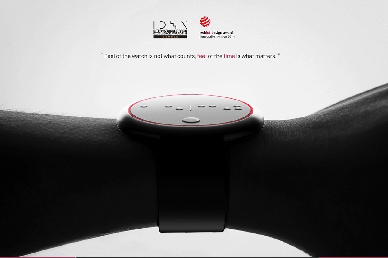 Intelligent Watch，Blind Watch，Braille concept，max，