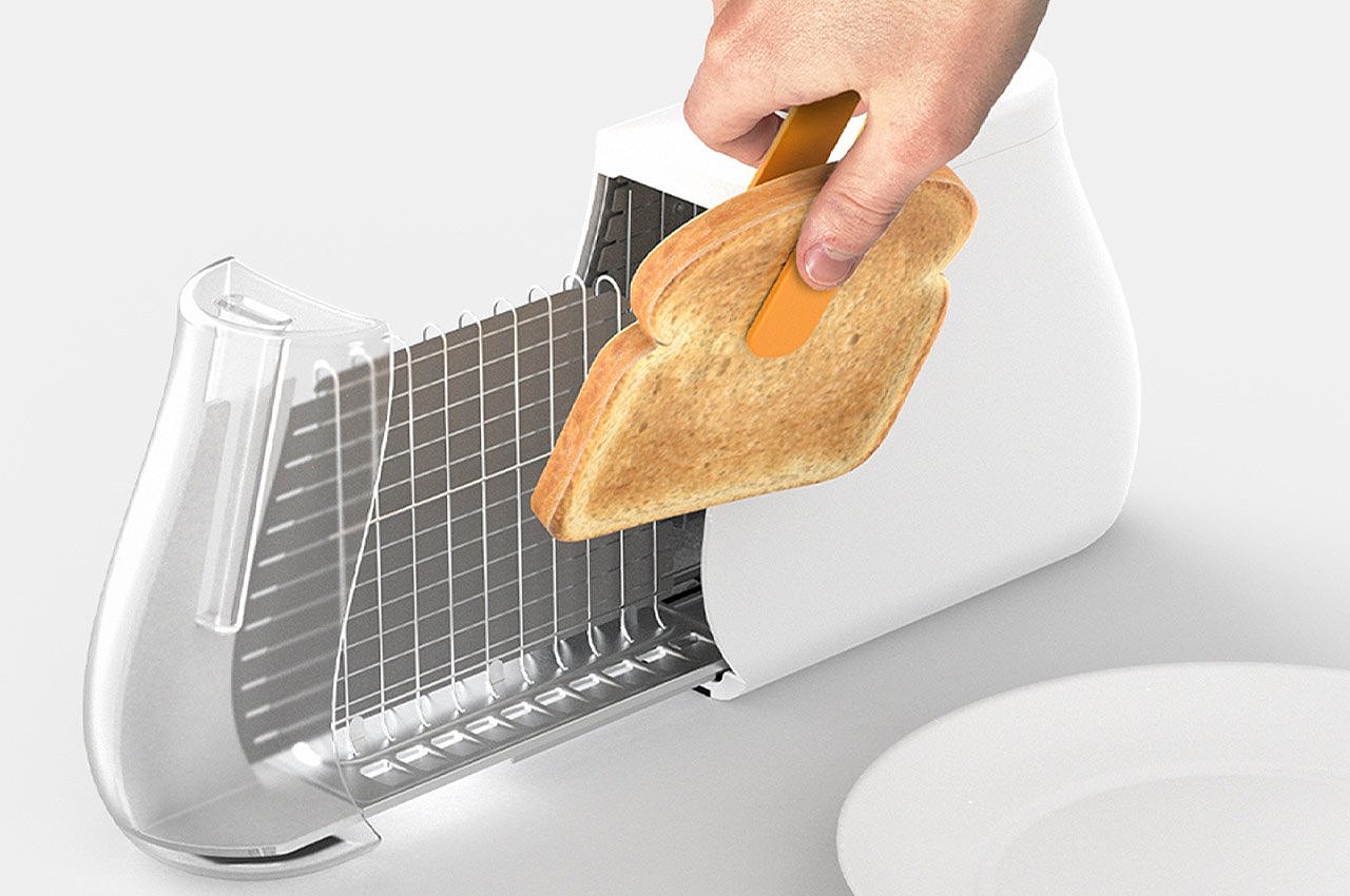 烤面包机，简洁小巧，使用方便，早餐机，