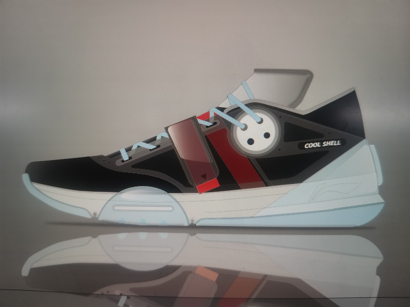gym shoes，