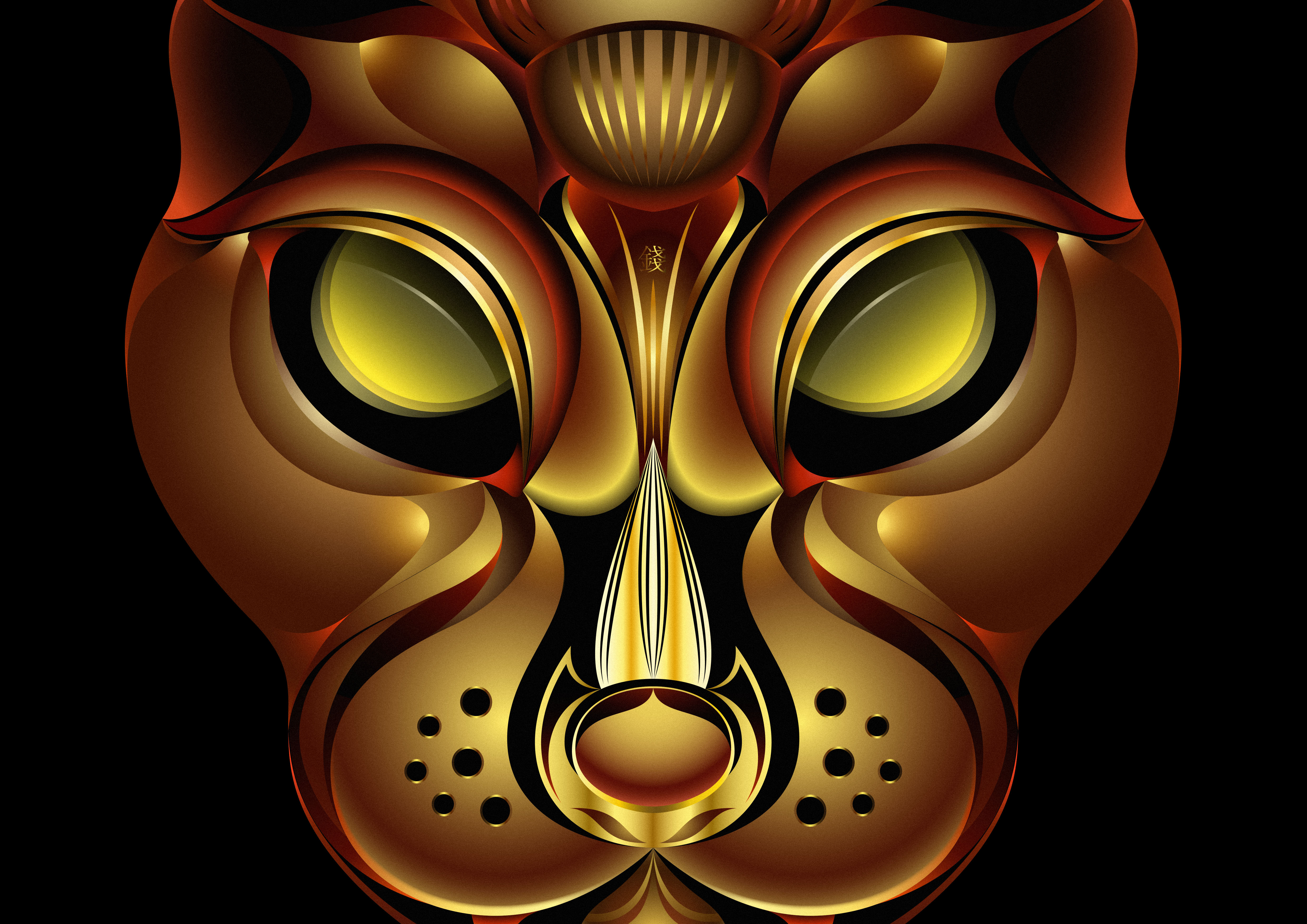 leopard，Illustration，packing，