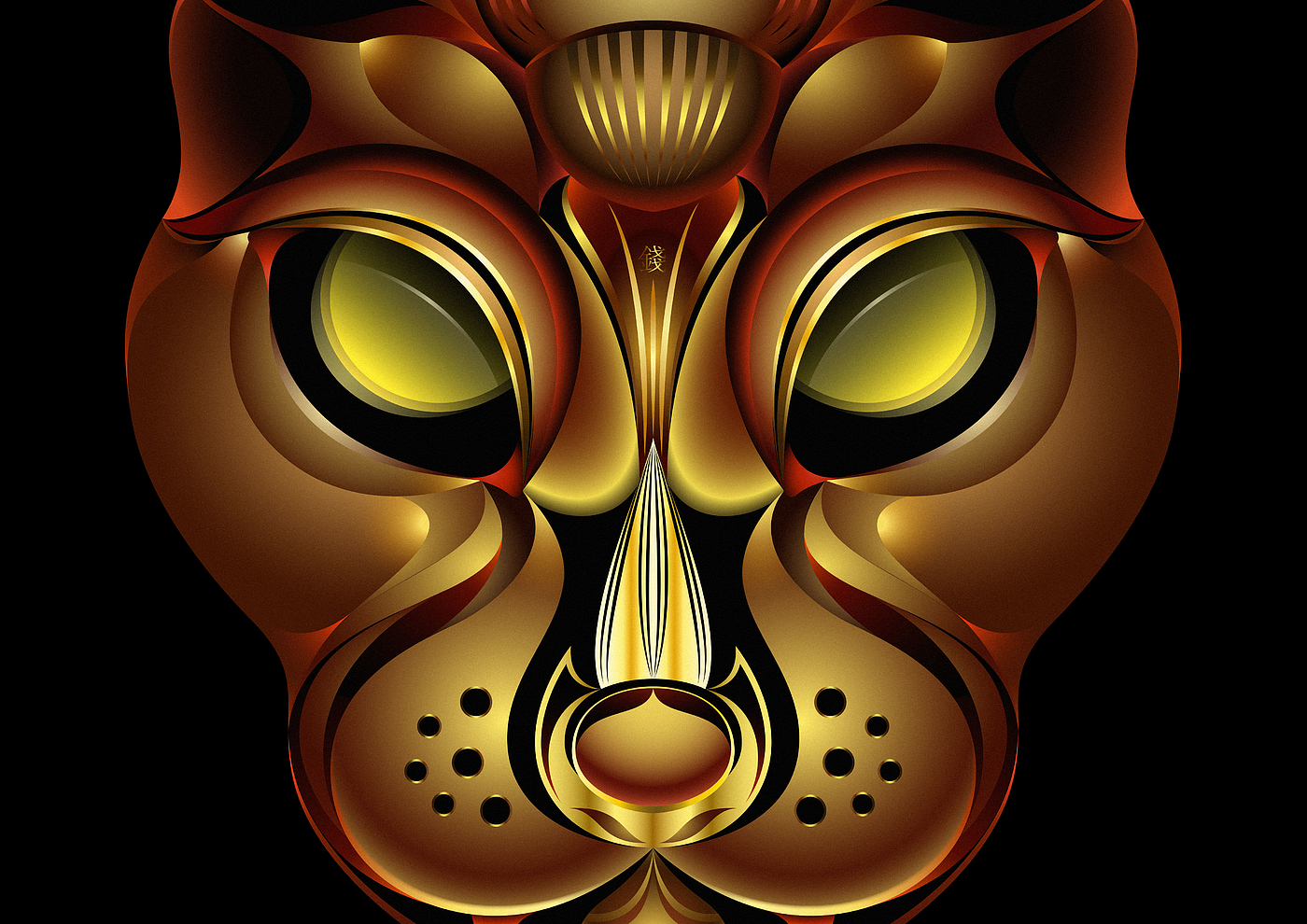 leopard，Illustration，packing，