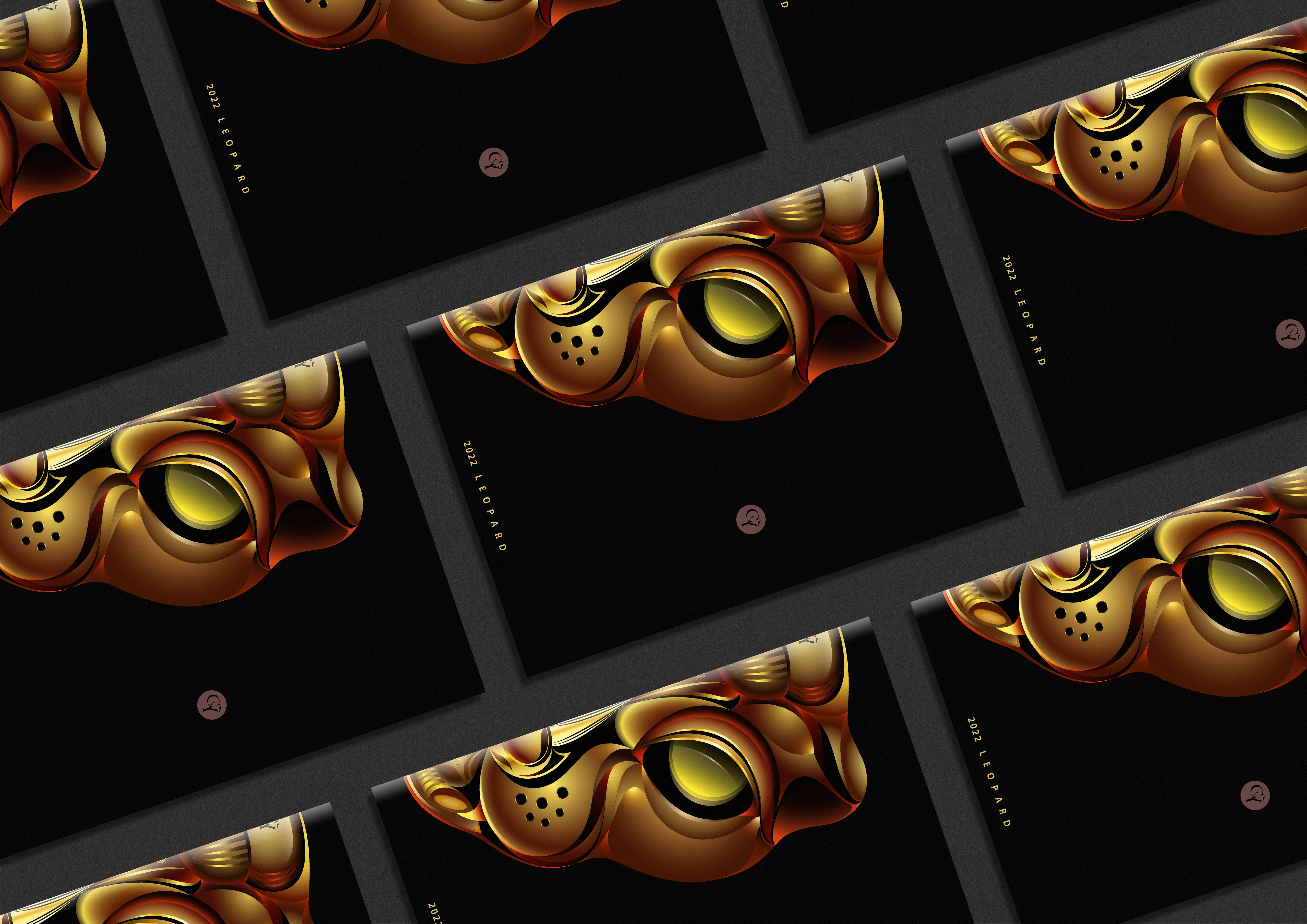 leopard，Illustration，packing，