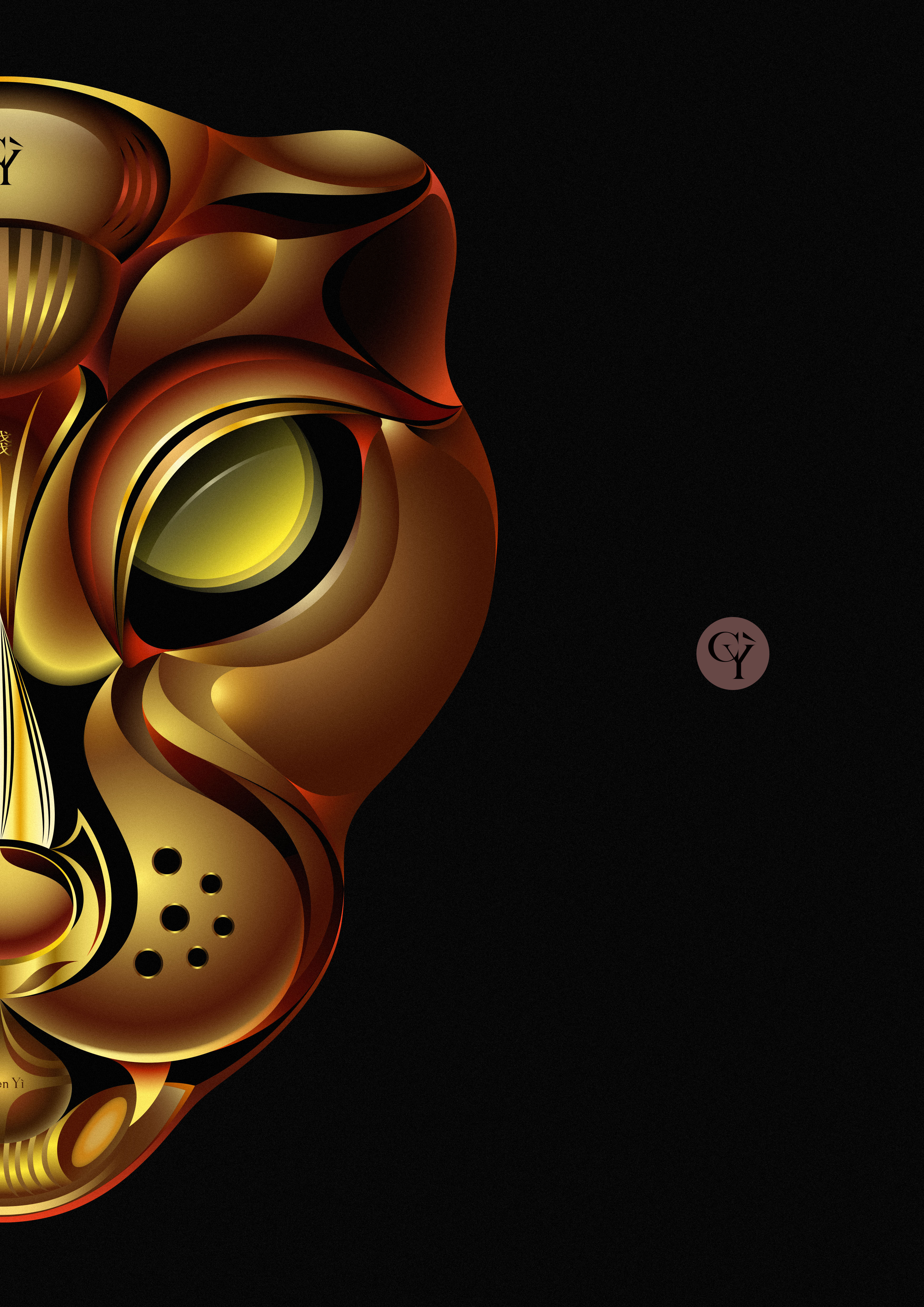 leopard，Illustration，packing，