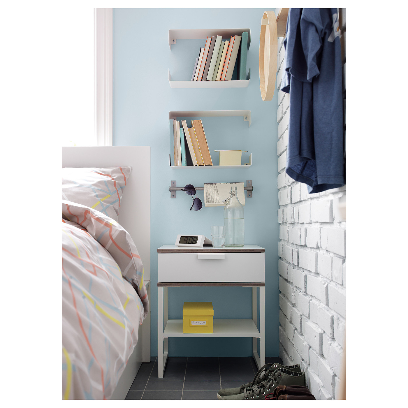 IKEA，Trusil relief table，Light grey，IKEA，