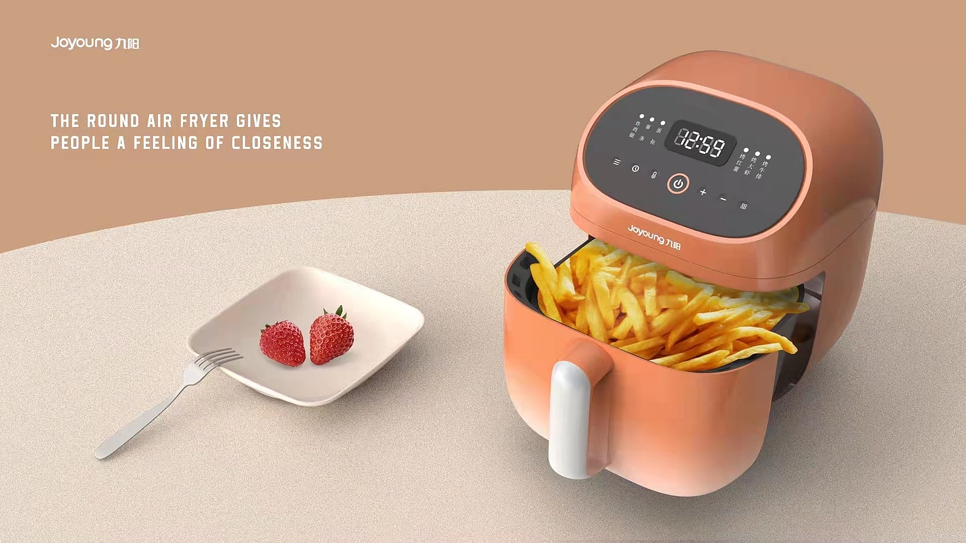 industrial design，Portfolio design，Air fryer，