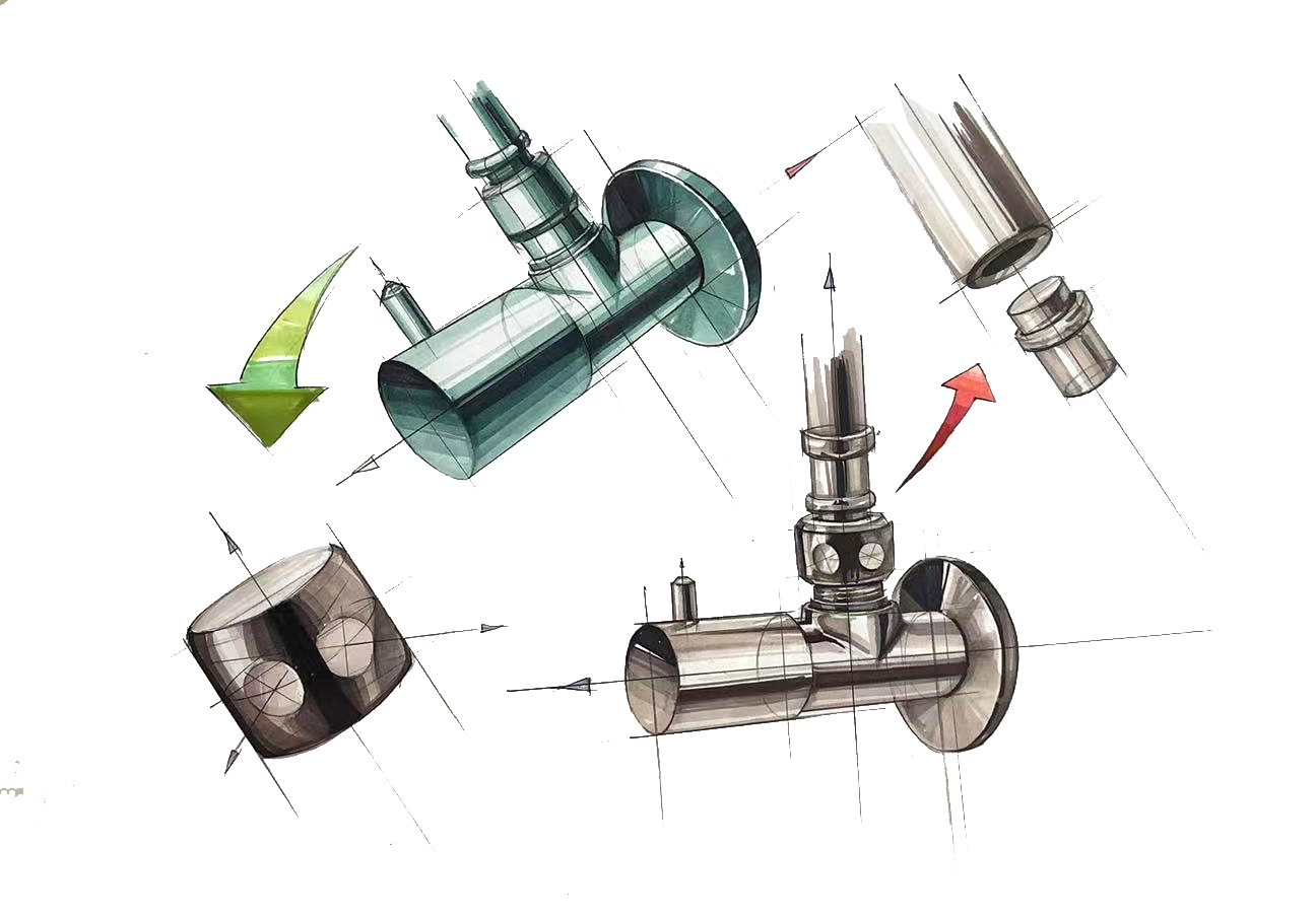 Marker hand drawn，