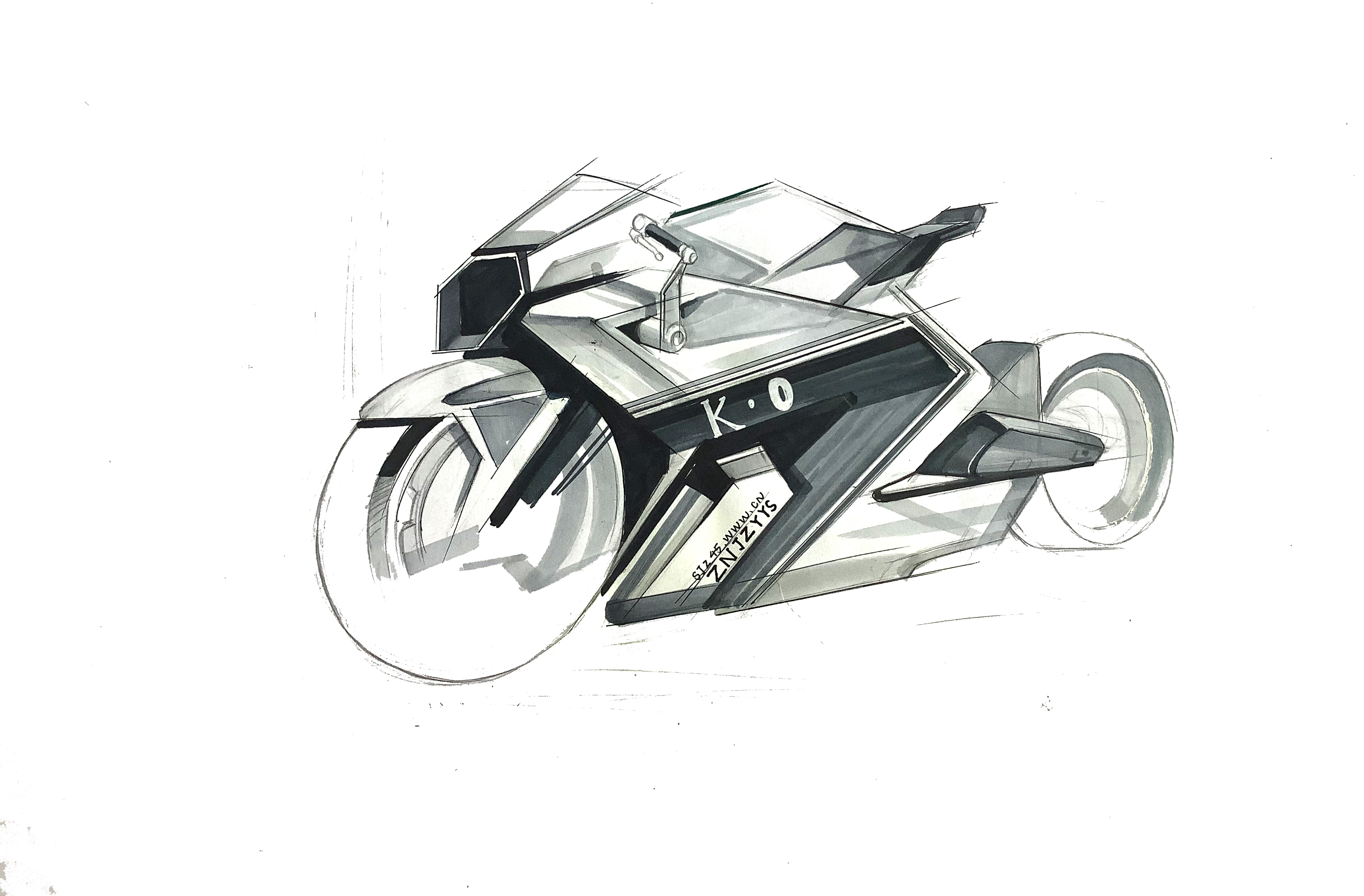 Marker hand drawn，